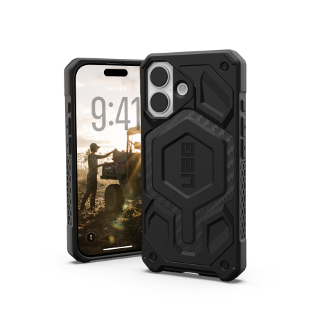 UAG Monarch Pro MagSafe Case for iPhone 17 Pro - Black and Gray
