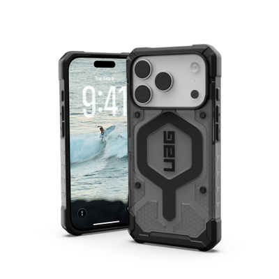 UAG Pathfinder Clear MagSafe Case for iPhone 17 Pro - Gray/Black