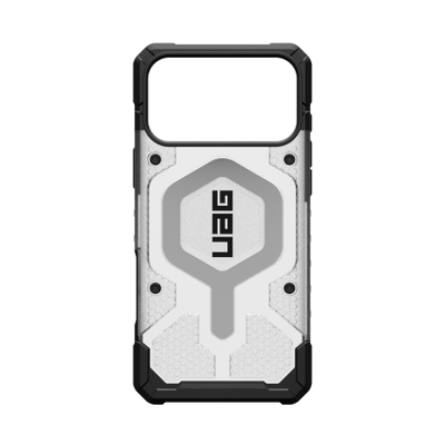 UAG Pathfinder Clear MagSafe Case for iPhone 17 Pro Max - White and Gray