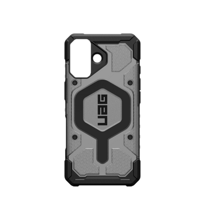 UAG Pathfinder Clear MagSafe Case for iPhone 17 - Black and Gray