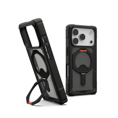 UAG Plasma XTE MagSafe Case for iPhone 17 Pro - Black and Orange