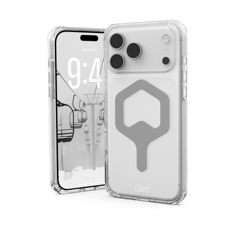 UAG Plyo MagSafe Case for iPhone 17 Pro Max - Clear Silver