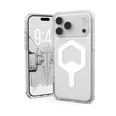 UAG Plyo MagSafe Case for iPhone 17 Pro Max - Clear and White