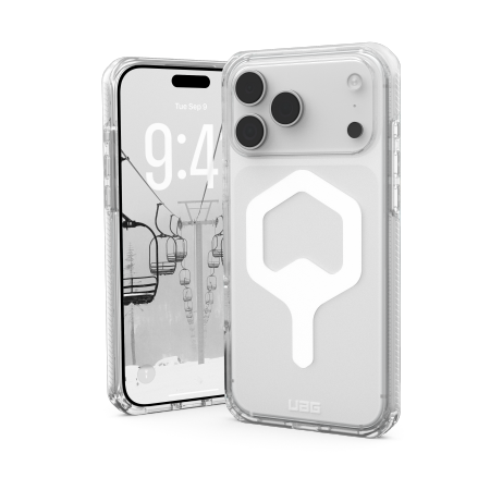 UAG Plyo MagSafe Case for iPhone 17 Pro Max - Clear and White