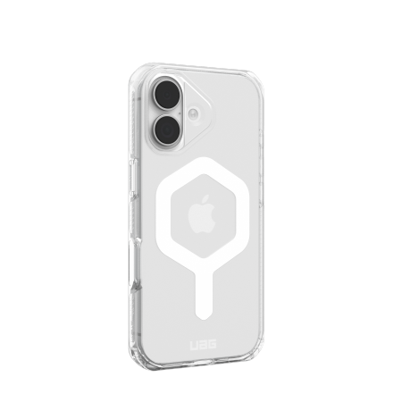 UAG Plyo MagSafe Case for iPhone 17 - Clear and White