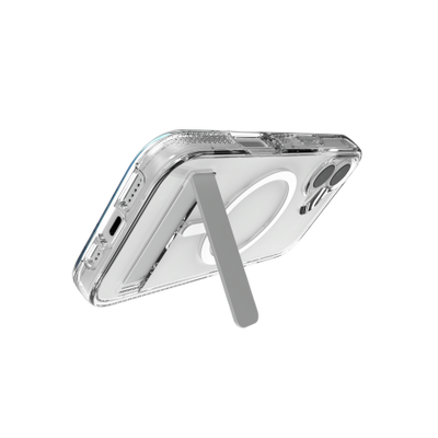 ZAGG Crystal Palace Snap KS MagSafe Case with Stand for iPhone 17 - Clear