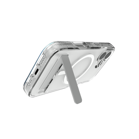 ZAGG Crystal Palace Snap KS MagSafe Case with Stand for iPhone 17 - Clear