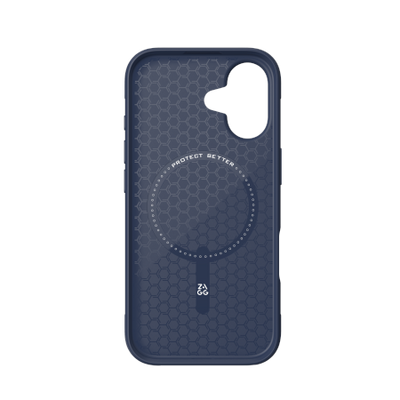 ZAGG Luxe Snap MagSafe Case for iPhone 17 - Navy Blue