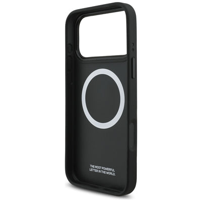 BMW M Carbon Line &amp; Logo MagSafe Case for iPhone 17 Pro Max - Yellow