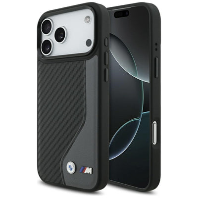 BMW M Carbon Logo MagSafe case for iPhone 17 Pro Max - graphite
