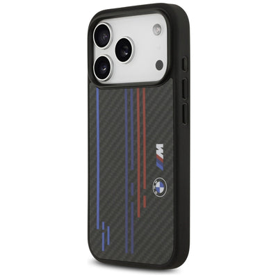 BMW M Kevlar Lines &amp; Logo MagSafe Case for iPhone 17 Pro - Black