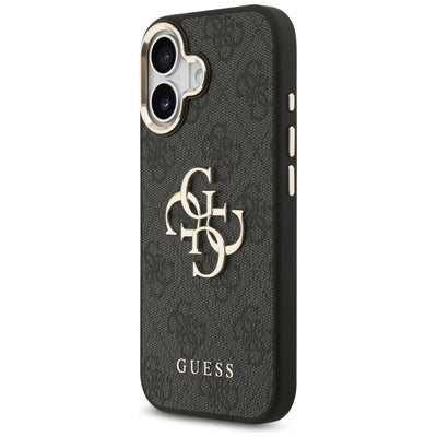 Guess 4G Big 4G Classic Logo Case for iPhone 17 - Black and Gold