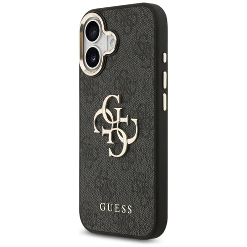 Guess 4G Big 4G Classic Logo Case for iPhone 17 - Black and Gold