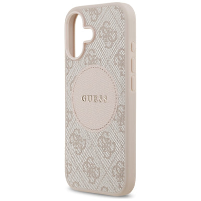 Guess 4G Circle Classic Logo MagSafe Case for iPhone 17 - Pink