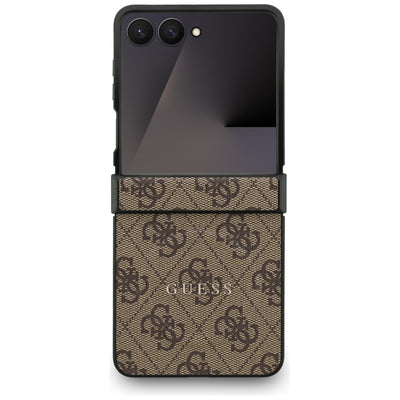 Guess 4G Classic MagSafe Case for Samsung Galaxy Z Flip 7 - Brown