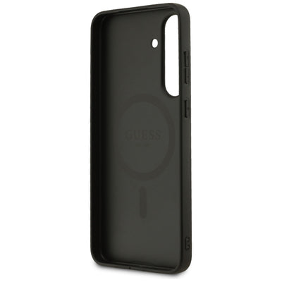 Guess 4G Ring Classic Logo MagSafe case for Samsung Galaxy S25 FE - brown