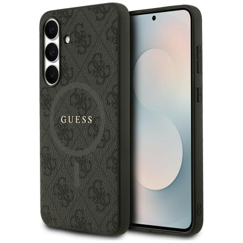 Guess 4G Ring Classic Logo MagSafe case for Samsung Galaxy S25 FE - black