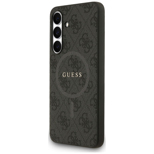 Guess 4G Ring Classic Logo MagSafe case for Samsung Galaxy S25 FE - black