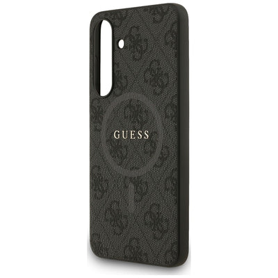 Guess 4G Ring Classic Logo MagSafe case for Samsung Galaxy S25 FE - black