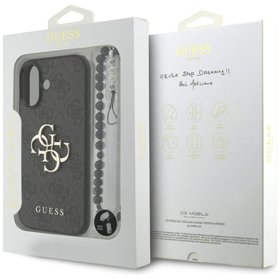Guess 4G Strap 4G Classic Logo Case for iPhone 17 - Black