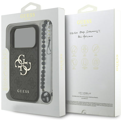 Guess 4G Strap 4G Classic Logo Case for iPhone 17 Pro - Black