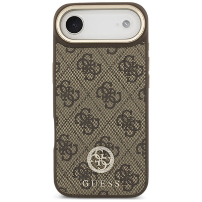 Guess 4G Strass Logo MagSafe Case for iPhone Air - Brown