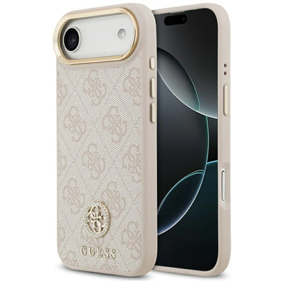 Guess 4G Strass Logo MagSafe Case for iPhone Air - Pink
