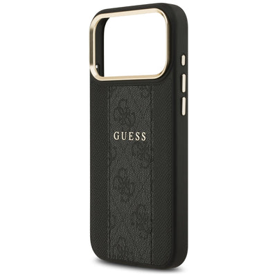 Guess 4G Stripe MagSafe case for iPhone 17 Pro Max - black