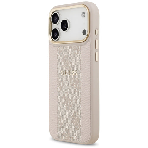Guess 4G Stripe MagSafe Case for iPhone 17 Pro Max - Pink