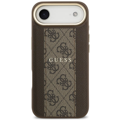 Guess 4G Stripe MagSafe case for iPhone Air - brown