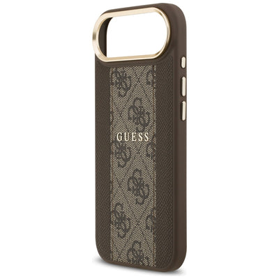 Guess 4G Stripe MagSafe case for iPhone Air - brown