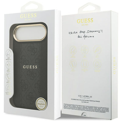 Guess 4G Stripe MagSafe case for iPhone Air - black