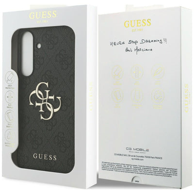 Guess Big 4G Classic Logo case for Samsung Galaxy S25 FE - black