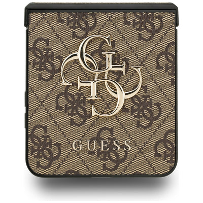 Guess Big 4G Logo Classic Logo Case for Samsung Galaxy Z Flip 7 - Brown
