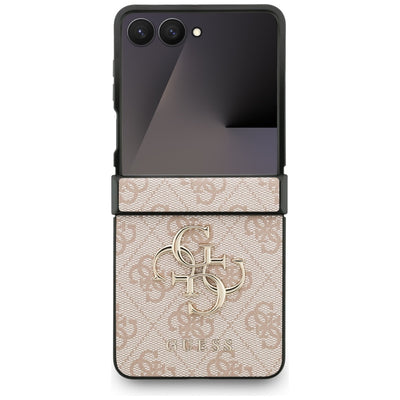Guess Big 4G Logo Classic Logo Case for Samsung Galaxy Z Flip 7 - Pink