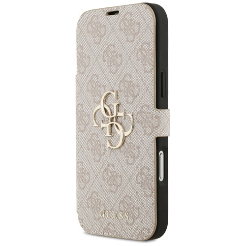 Guess Book 4G Metal Logo Case for iPhone 17 Pro Max - Pink