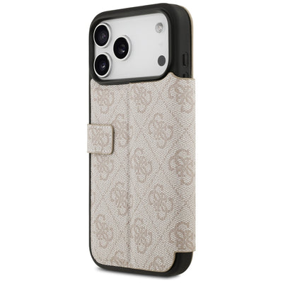 Guess Book 4G Metal Logo Case for iPhone 17 Pro Max - Pink