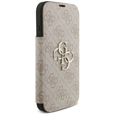 Guess Book 4G Metal Logo Case for iPhone 17 Pro - Pink