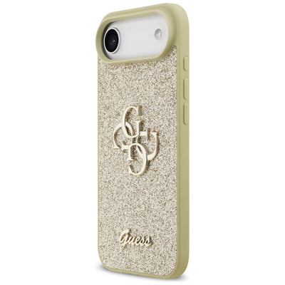 Guess Fixed Glitter Big 4G case for iPhone Air - gold