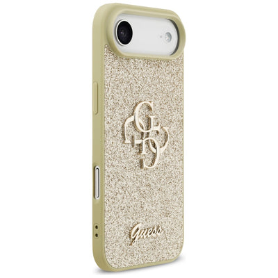 Guess Fixed Glitter Big 4G case for iPhone Air - gold