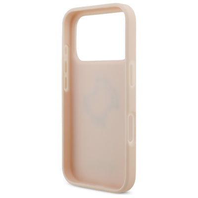 Guess Grained Big 4G &amp; Classic Logo iPhone 17 Pro Case - Pink