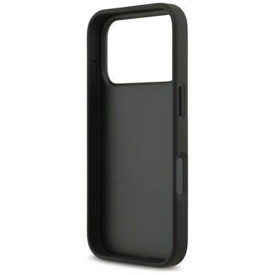 Guess Rhinestone Triangle Logo Case for iPhone 17 Pro - Black