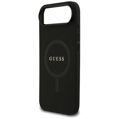 Guess Saffiano Classic Logo MagSafe case for iPhone Air - black