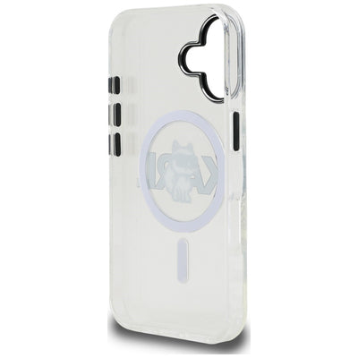 Karl Lagerfeld IML Choupette Sketch Logo MagSafe iPhone 17 Case - Clear