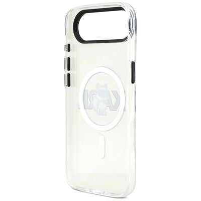 Karl Lagerfeld IML Choupette Sketch Logo MagSafe iPhone Air Case - Clear