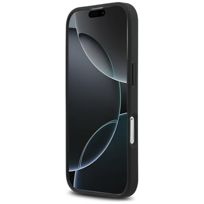 Mercedes Leather Vintage Logo MagSafe Case for iPhone 17 - Black