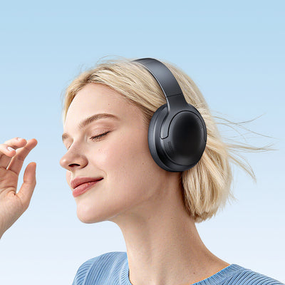 Baseus Bass BH1 Lite Wireless On-Ear Bluetooth 6.0 Headphones - Black