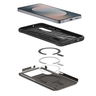 Spigen Slim Armor Mag MagSafe Case for Samsung Galaxy S25 FE - Gray