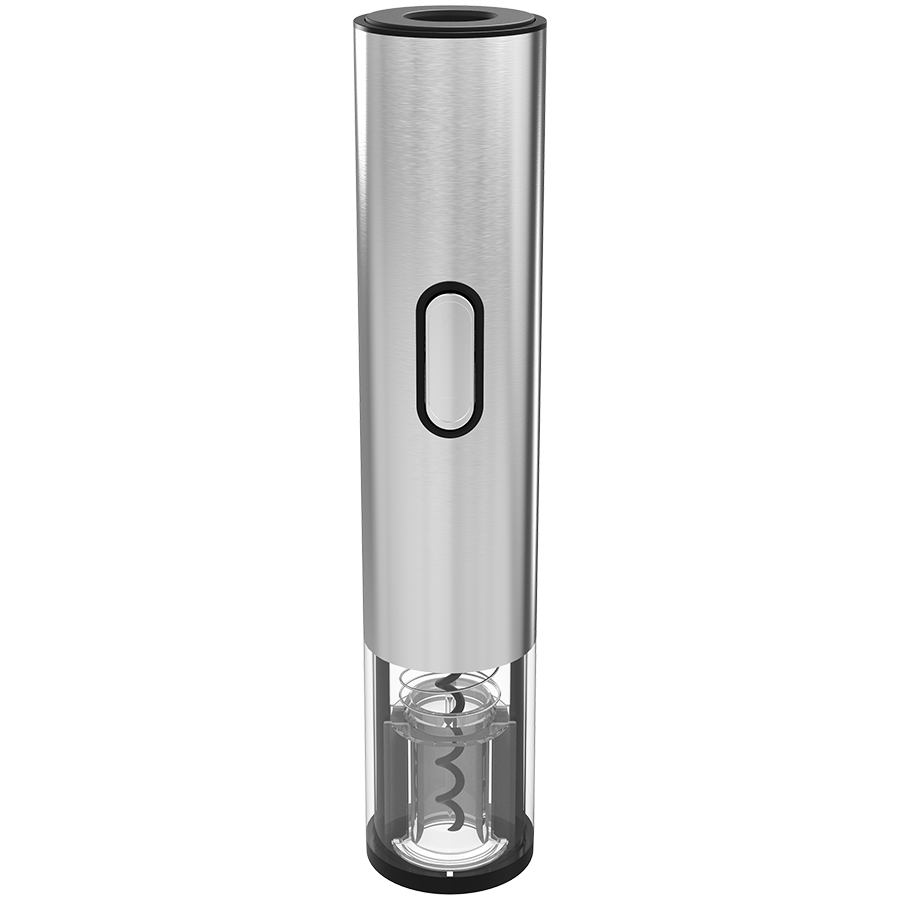 Prestigio Garda, smart wine opener, simple operation with 2 buttons, aerator, vacuum stopper preserver, foil cutter, opens up