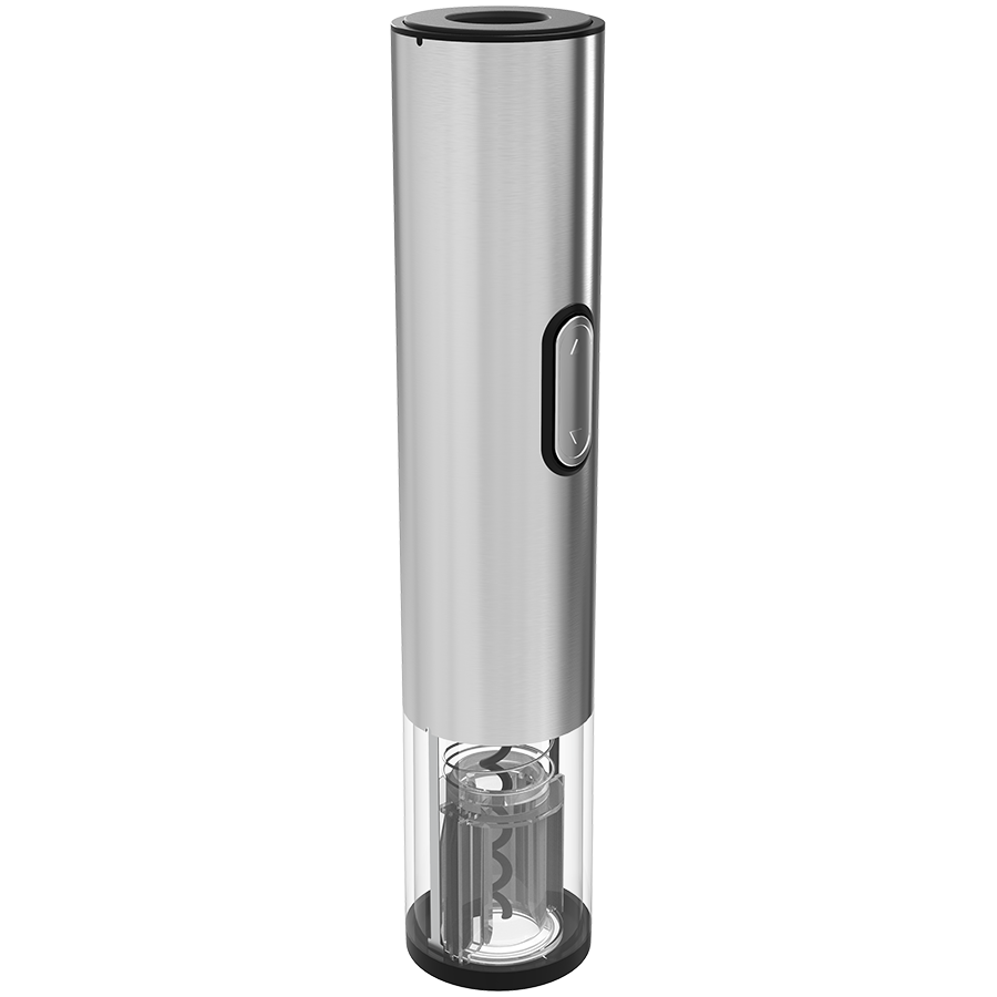 Prestigio Garda, smart wine opener, simple operation with 2 buttons, aerator, vacuum stopper preserver, foil cutter, opens up